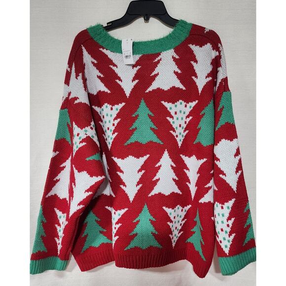 Christmas tree sweater by 33 degrees women's large - Picture 2 of 6